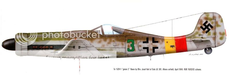 Focke Wulf Ta 152 Langnase Zona Militar